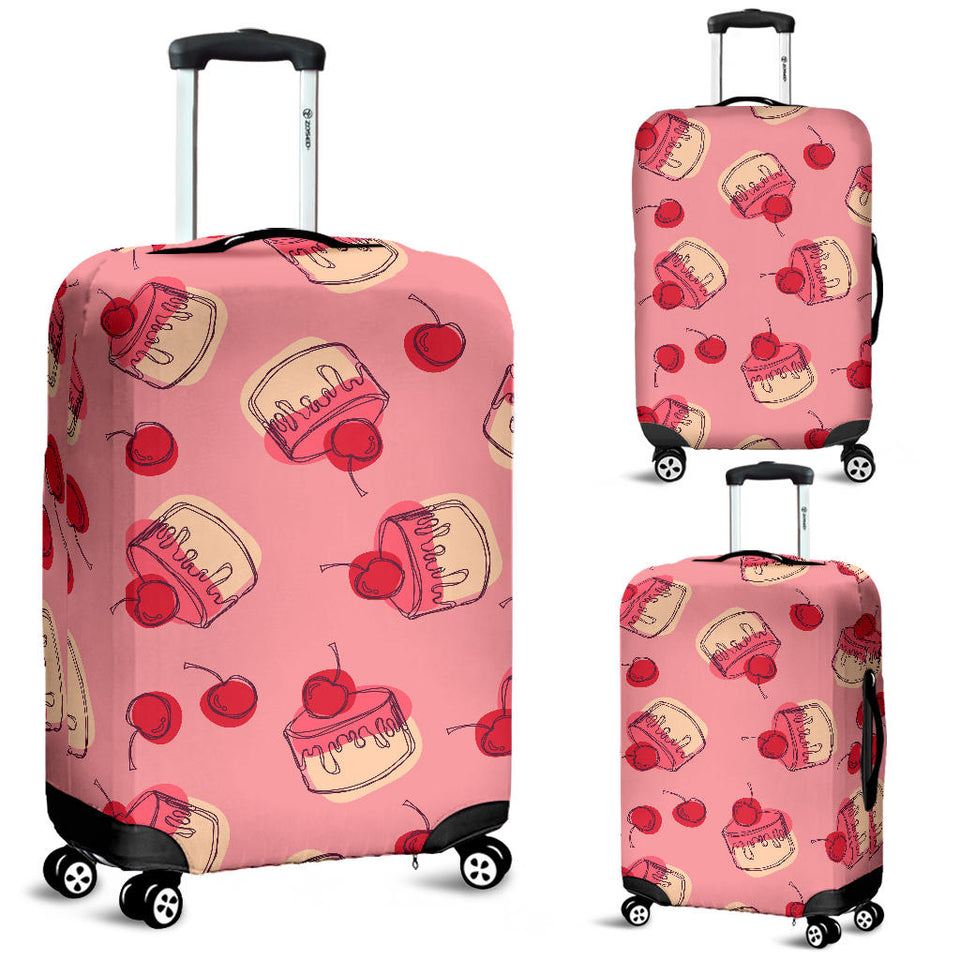 Cake Cherry Pattern Luggage Covers