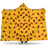 Passion Fruit Texture Hooded Blanket