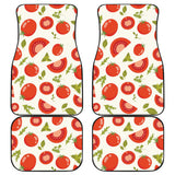 Tomato Pattern Front And Back Car Mats