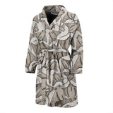 Stingray Pattern Print Design 05 Men's Bathrobe
