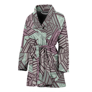 Spider Web Cobweb Design Color Pattern Women'S Bathrobe