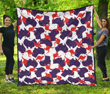Kangaroo Australian Pattern Premium Quilt