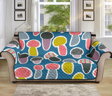 Colorful mushroom design pattern Sofa Cover Protector