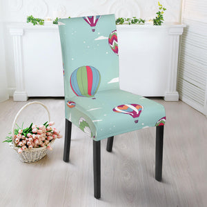 Hot Air Balloon Design Pattern Dining Chair Slipcover
