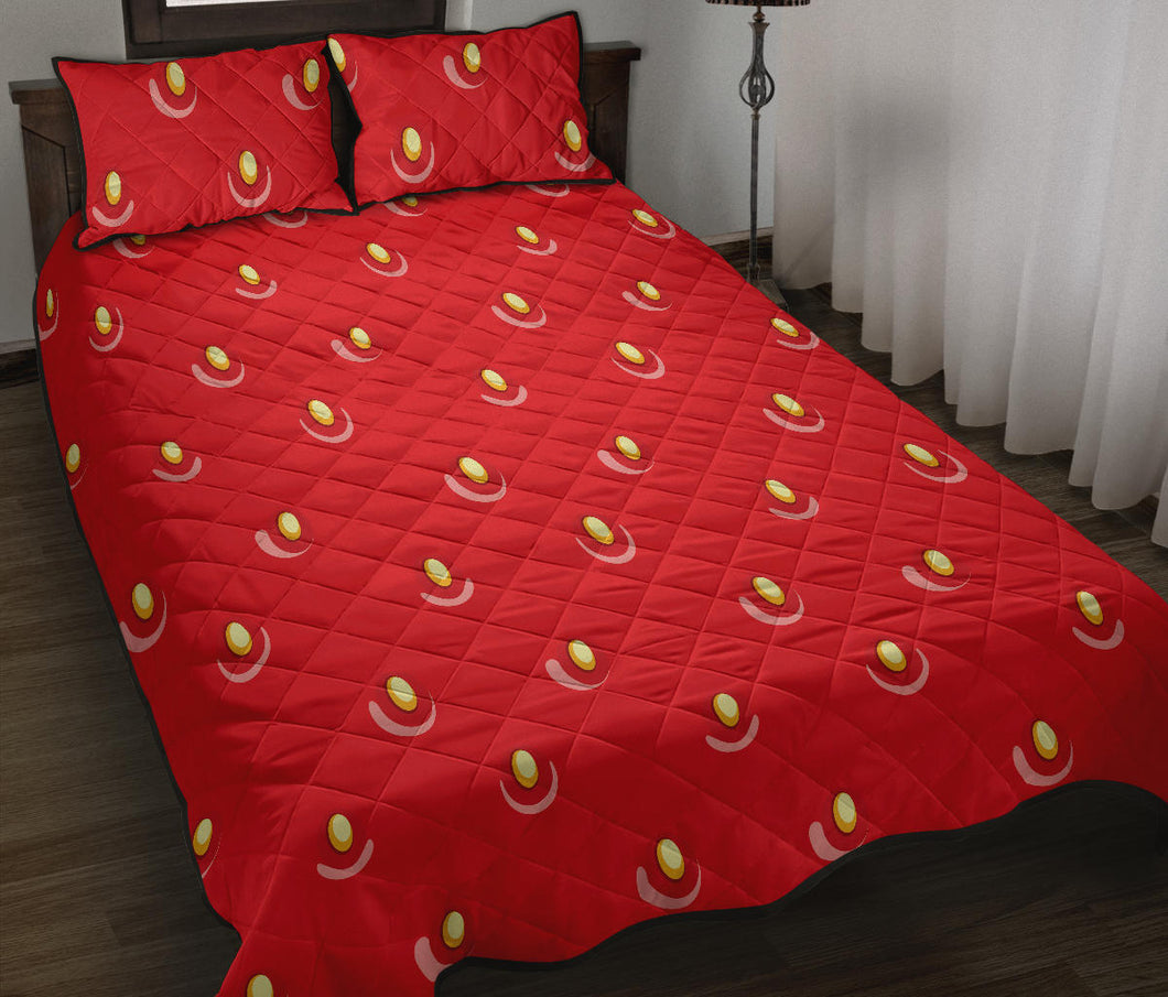 strawberry texture skin pattern Quilt Bed Set