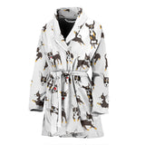 Chihuahua Dog Pattern Women'S Bathrobe