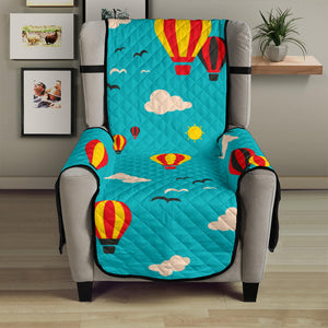 Hot Air Balloon Sky Pattern Chair Cover Protector