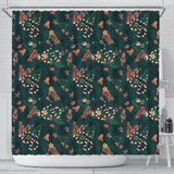 Snake Forest Pattern Shower Curtain Fulfilled In US