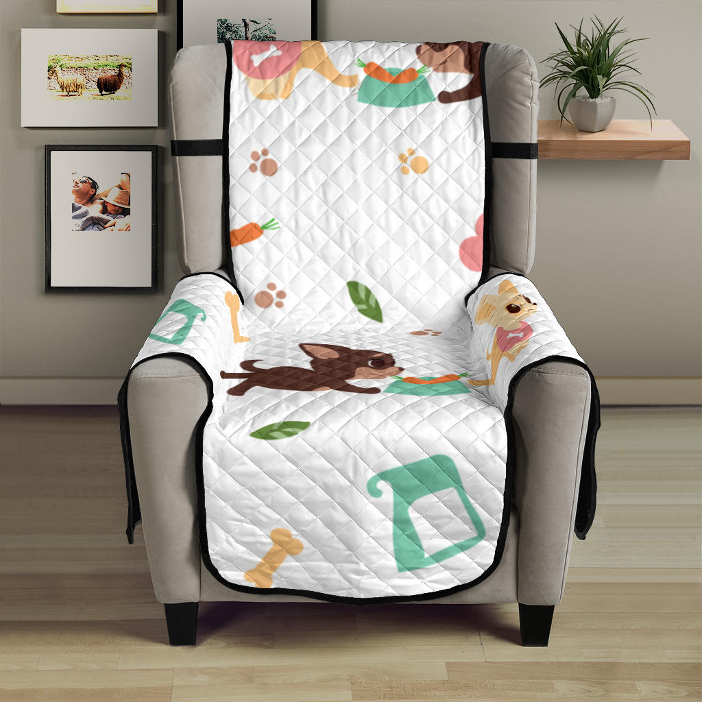 Cute Chihuahua puppie pattern Chair Cover Protector