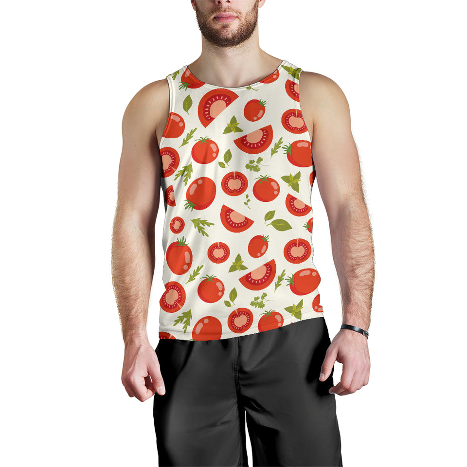 Tomato pattern Men Tank Top
