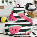 Watercolor Paint Textured Watermelon Pieces Bean Bag Cover