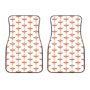 Sausage Pattern Print Design 05 Front Car Mats