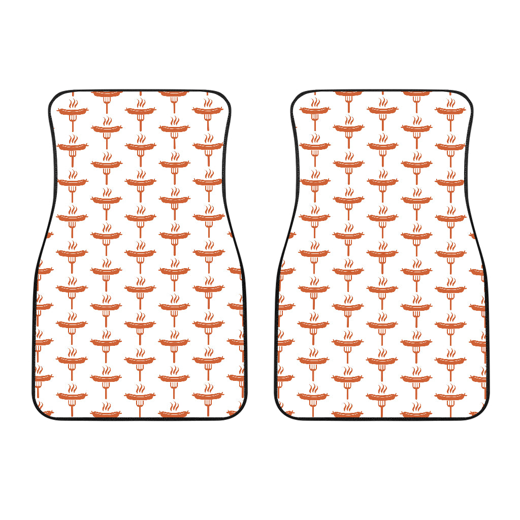 Sausage Pattern Print Design 05 Front Car Mats