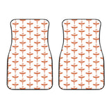 Sausage Pattern Print Design 05 Front Car Mats