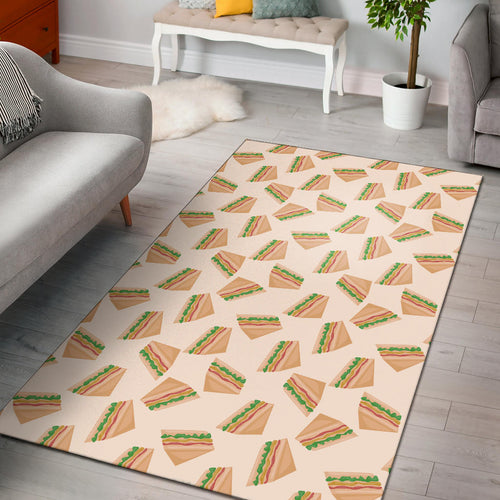 Sandwich Pattern Print Design 01 Area Rug