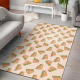 Sandwich Pattern Print Design 01 Area Rug