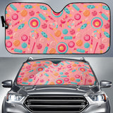 Colorful Candy Pattern Car Sun Shade