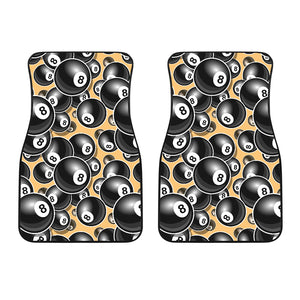 Billiard Ball Pattern Print Design 04 Front Car Mats