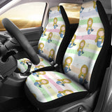 Cute Hand Drawn Mermaid Universal Fit Car Seat Covers