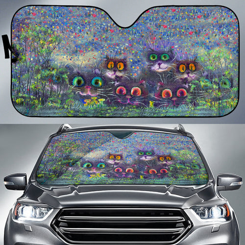 Cats Car Sun Shade Auto Sun Shade