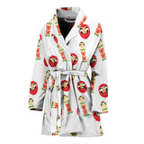 Daruma Japanese Wooden Doll Women'S Bathrobe