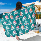 Cute Sailboat Pattern Sarong