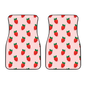 Strawberry Beautiful Pattern Front Car Mats