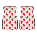 Strawberry Beautiful Pattern Front Car Mats