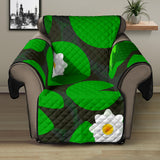 Frog waterlily pattern Recliner Cover Protector