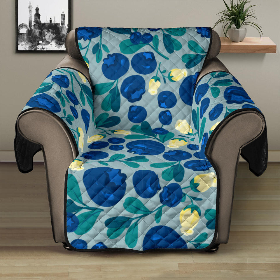 blueberry design pattern Recliner Cover Protector