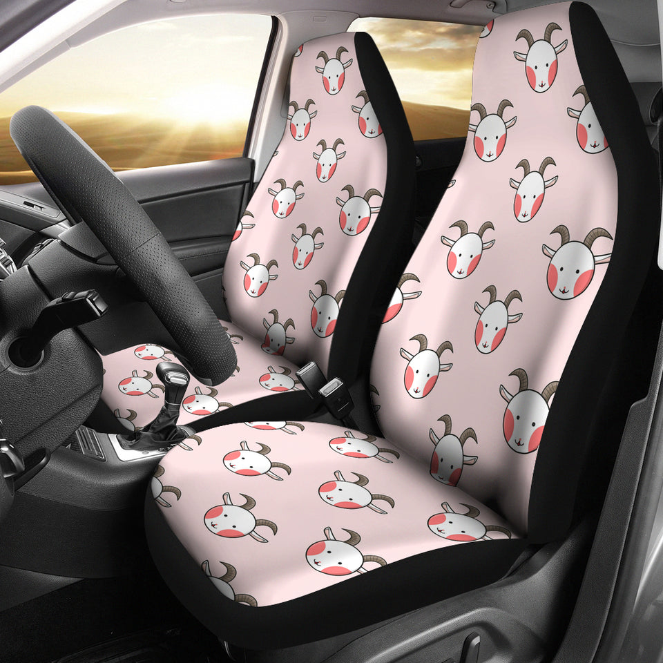 Cute Goat Pattern Universal Fit Car Seat Covers