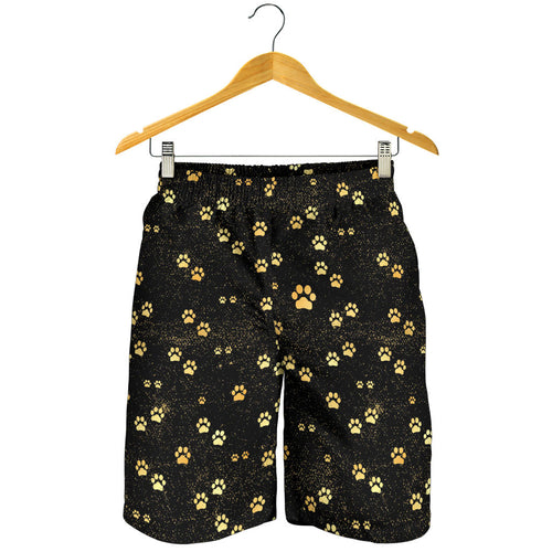 Dog Paws Pattern Print Design 05 Men Shorts