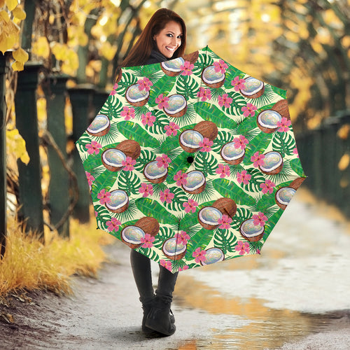 Coconut Pattern Print Design 01 Umbrella
