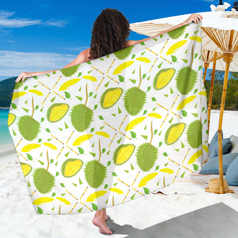 Durian Pattern Background Sarong