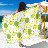 Durian Pattern Background Sarong