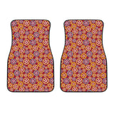 Gear Pattern Print Design 04 Front Car Mats