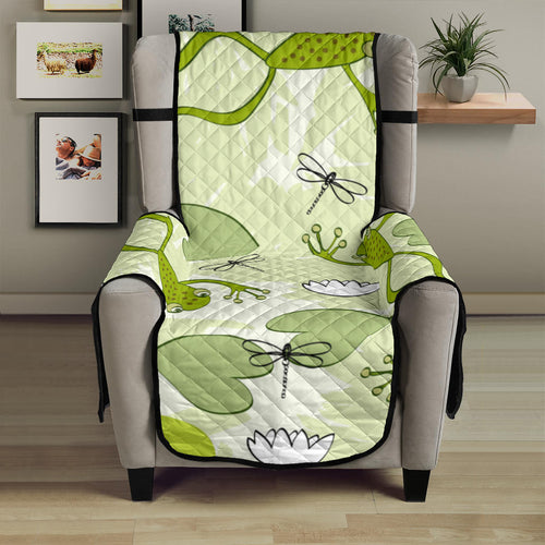 Cute frog dragonfly pattern Chair Cover Protector