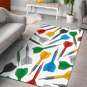 Darts Pattern Print Design 03 Area Rug