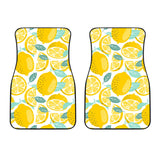 Lemon Design Pattern Front Car Mats