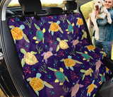 Colorful Sea Turtle Pattern Dog Car Seat Covers