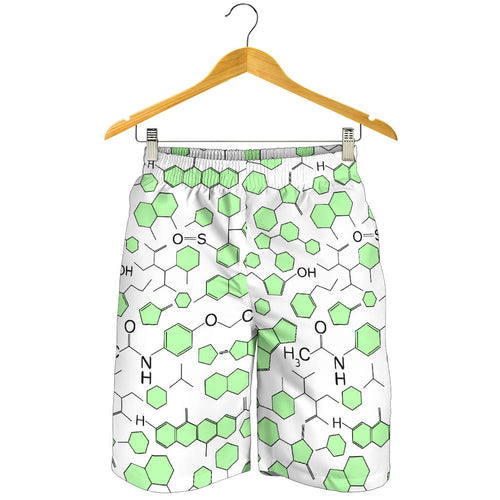 Chemistry Periodic Table Pattern Print Design 03 Men Shorts