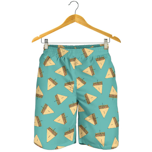 Sandwich Pattern Print Design 03 Men Shorts