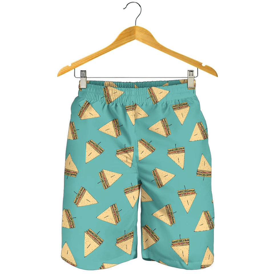 Sandwich Pattern Print Design 03 Men Shorts