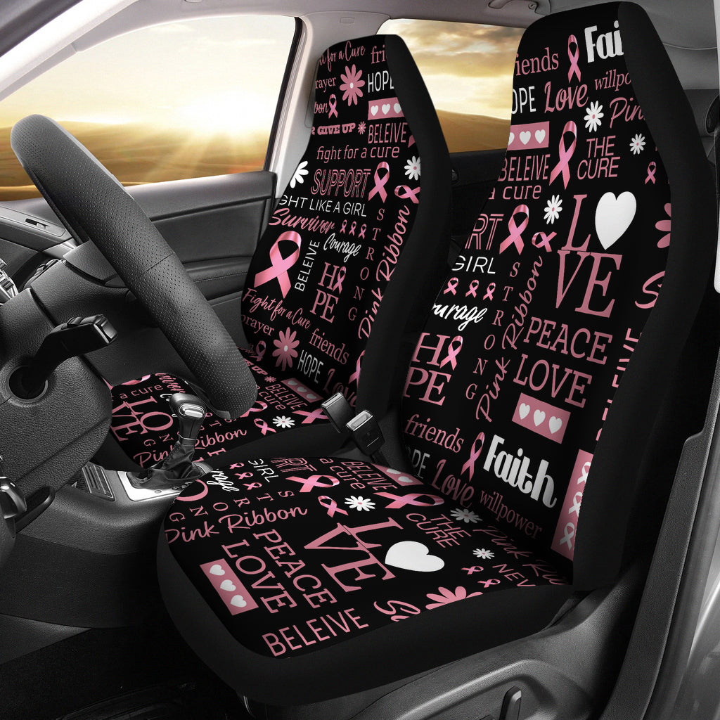 Breast Cancer Awareness Car Seat Covers
