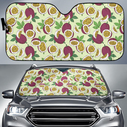 Passion Fruit Pattern Car Sun Shade