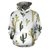 Cute Cactus Pattern Men Women Pullover Hoodie