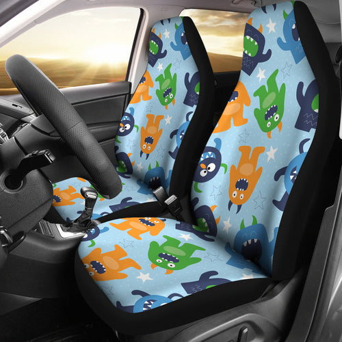 Alien Pattern Print Design 04 Universal Fit Car Seat Covers