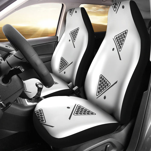 Billiard Ball Pattern Print Design 03 Universal Fit Car Seat Covers
