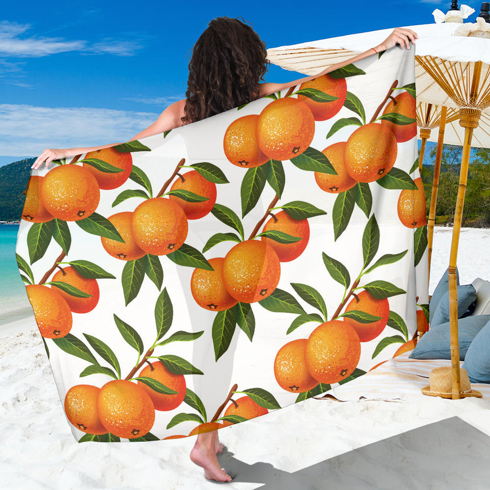 Oranges Pattern Background Sarong