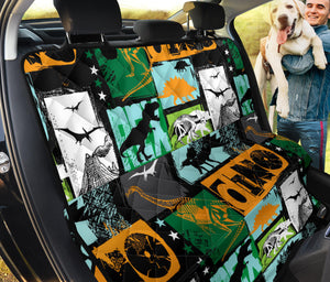 Dinosaurs Print Pattern Dog Car Seat Covers